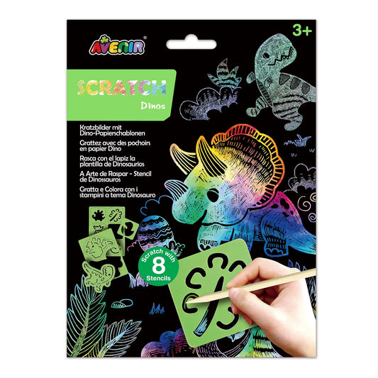 Scratch Dinos with Stencil (8013752828103)