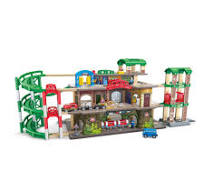 Hape Multi-Level Railway City Set