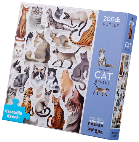 CC Animals Puzzle Cat Breeds 200pc