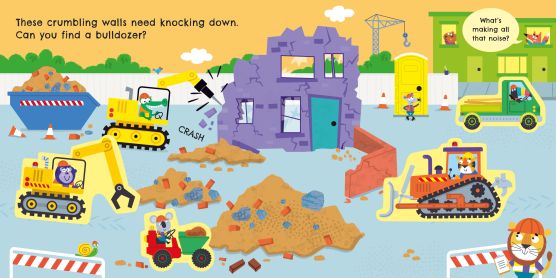Trucks and Diggers Magnet Book