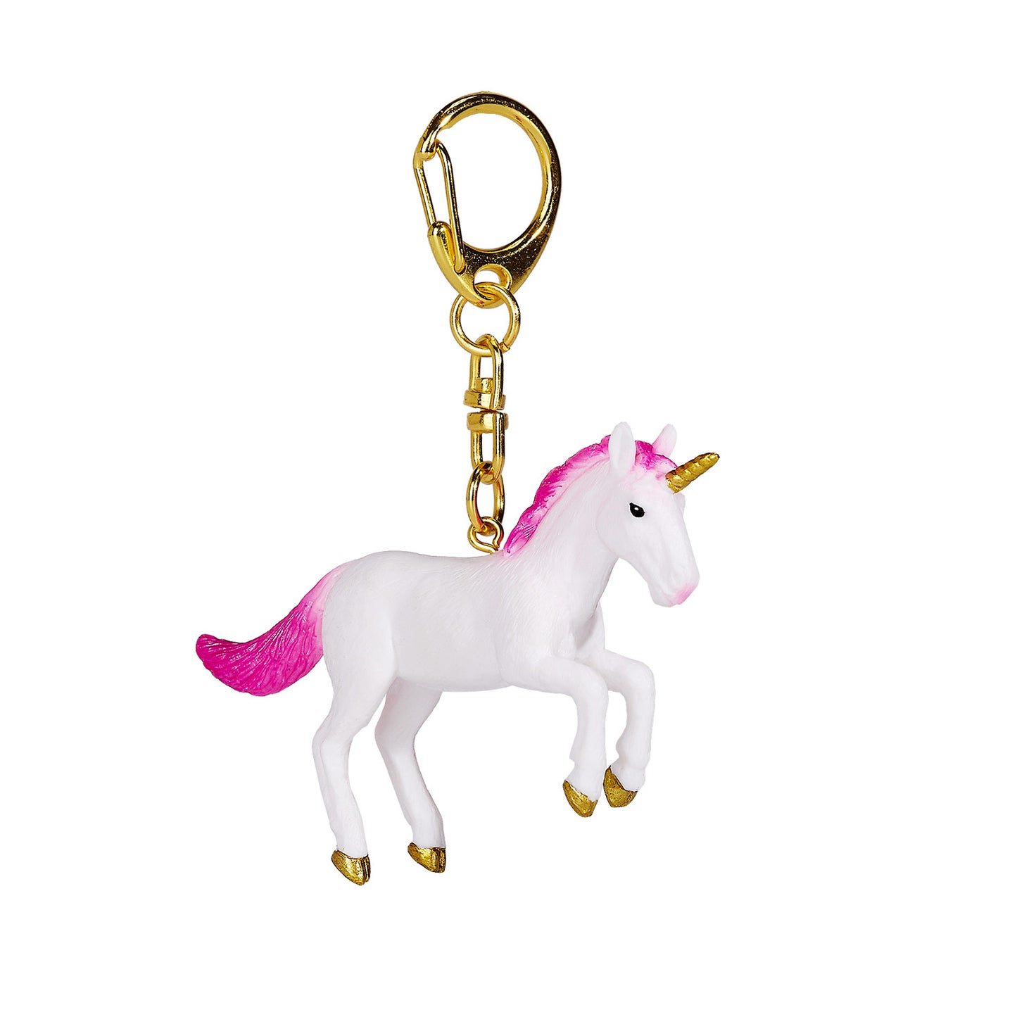 Mojo Rearing Dark Pink Unicorn Keychain (8478554620103)