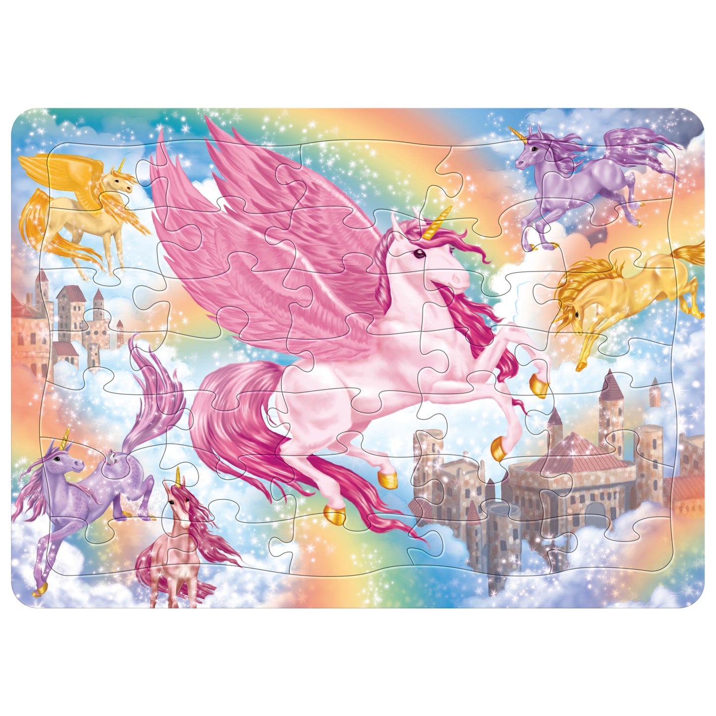 Unicorn Kingdom 35pc Frame Puzzle