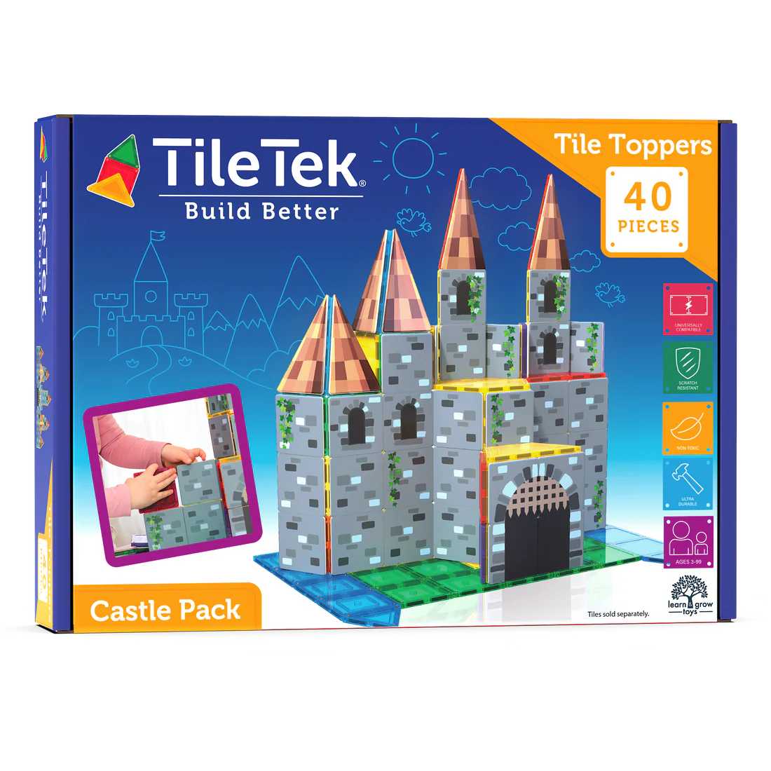 Tile Tek Tile Topper Castle 40pc