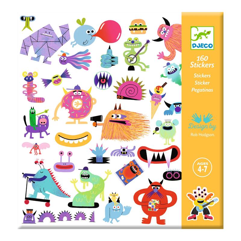 Djeco Stickers Monsters (8084975288519)