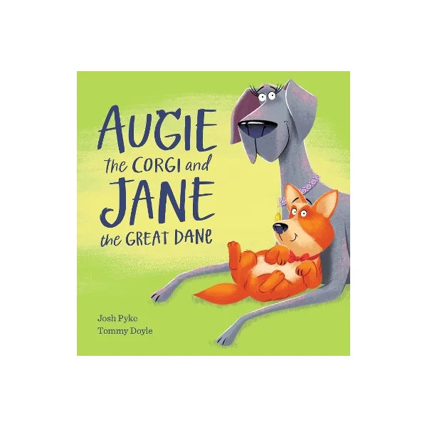 Augie The Corgi and Jane the Great Dane HB