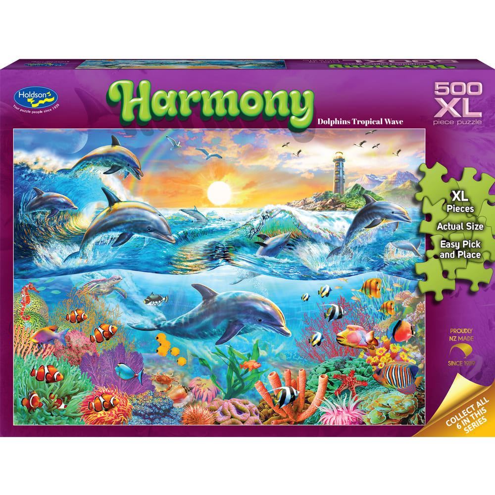 Harmony - Dolphins Tropical Wave 500pc