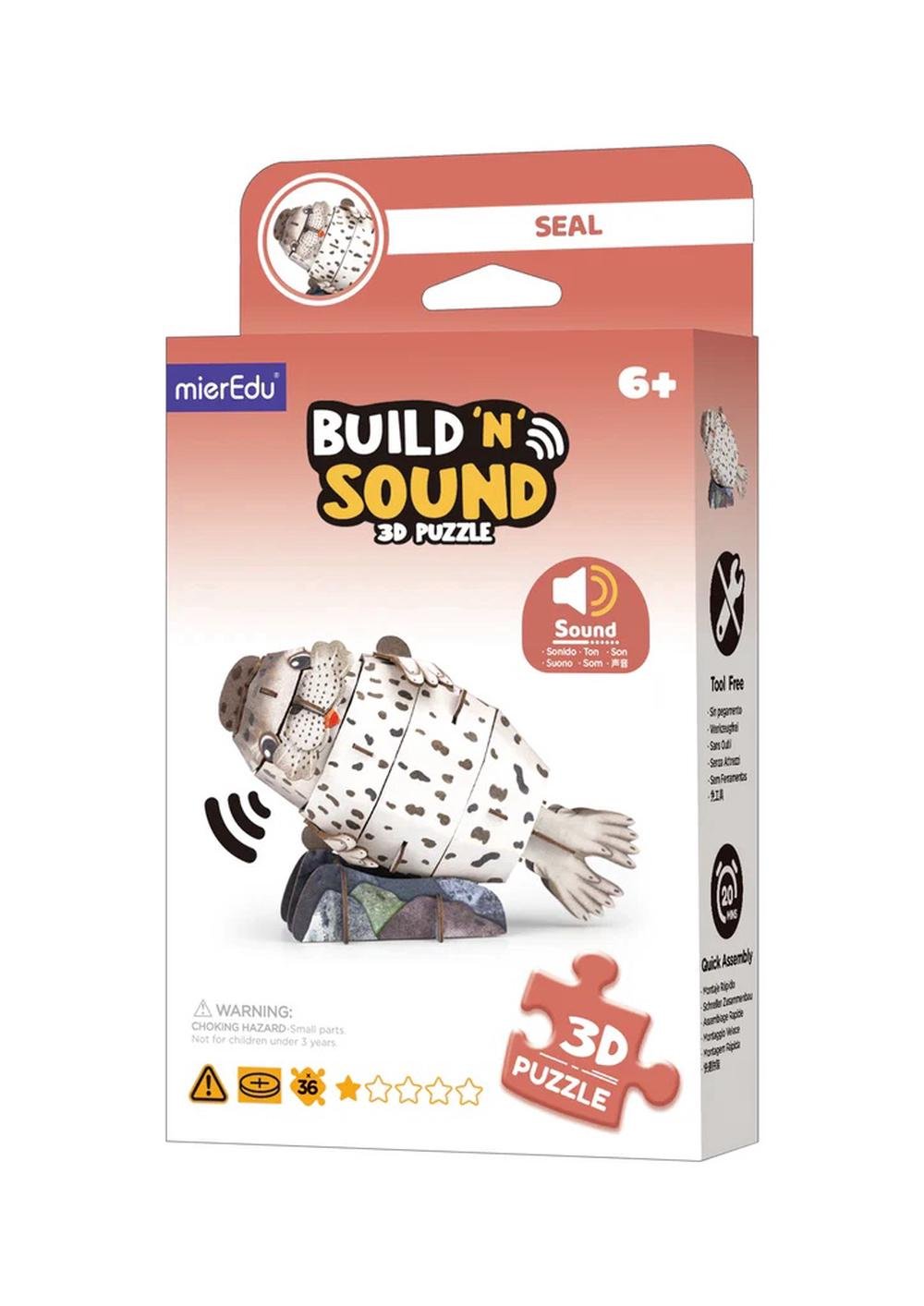 Build n Sound 3D Puzzle Seal (8257331331271)