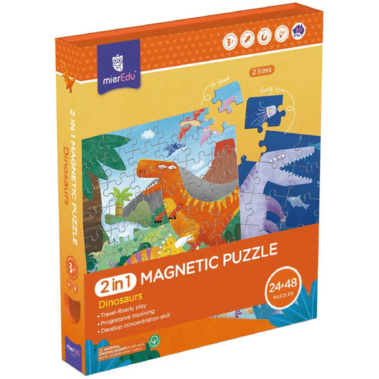 2 in 1 Dinosaurs Magnetic Puzzle (6853904007367)