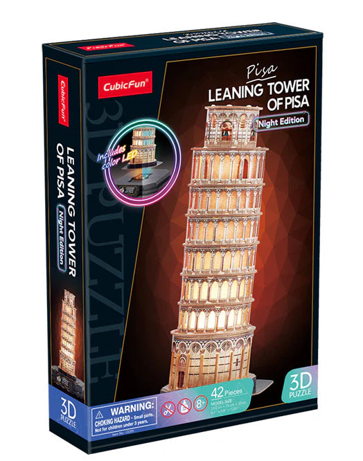 3D Leaning Tower of Pisa Night Edition (7862690054343)