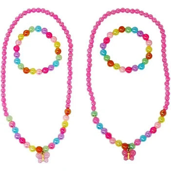 PP Sparkle Butterfly Necklace & Bracelet Set