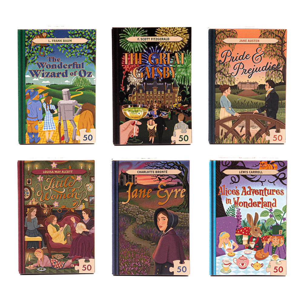 The Great Gatsby Mini Jigsaw Library (8483661840583)