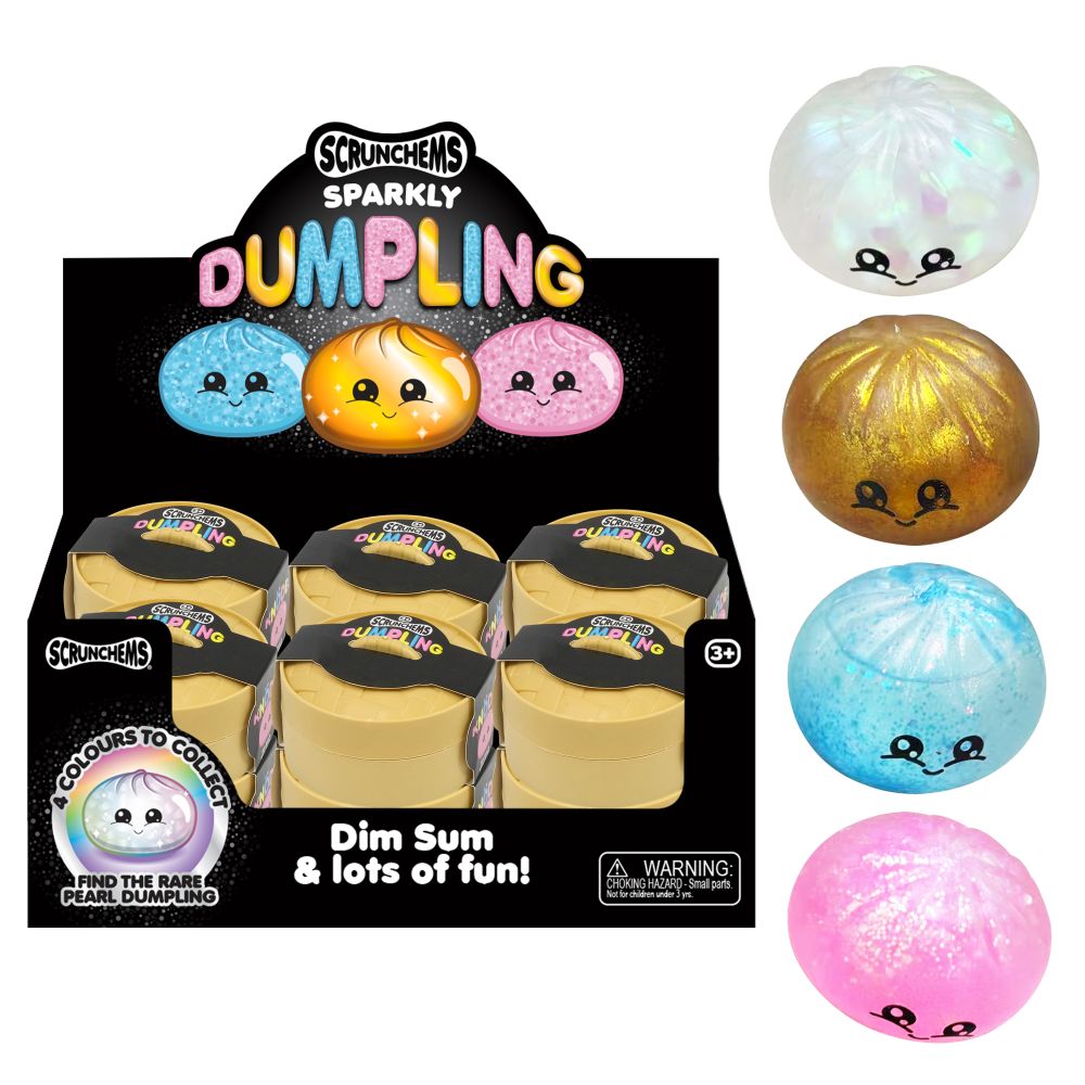 Scrunchems Squishy Viral Dumpling 98mm Sparkly