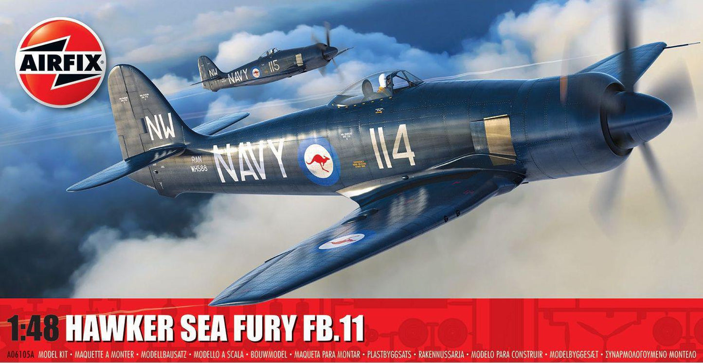 AFX Hawker Sea Fury FB.11 1:48 (8226076557511)