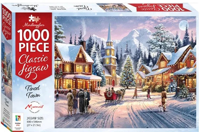 Mindbogglers Christmas Tinsel Town 1000pc