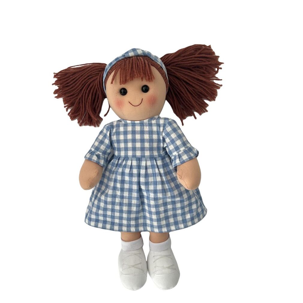 Rag Doll Bonnie Gingham Dress 35cm