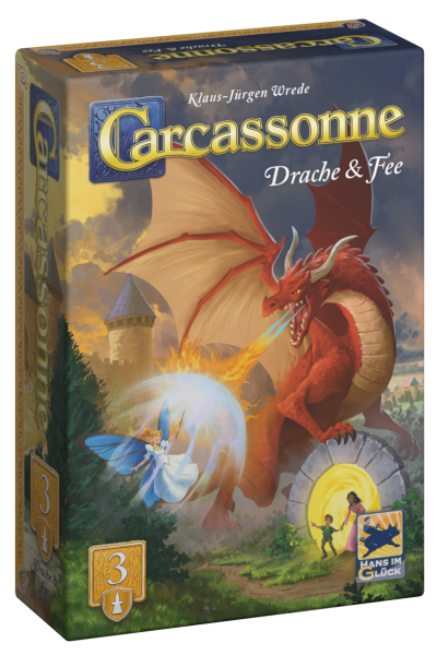 Carcassonne Expansion 3 - Dragon and Fairy (redesign)
