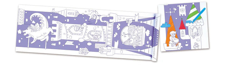 Hape Drawing Paper Roll Fantasy Castle Vertical