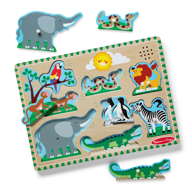 MD Zoo Animals Sound Puzzle (New)