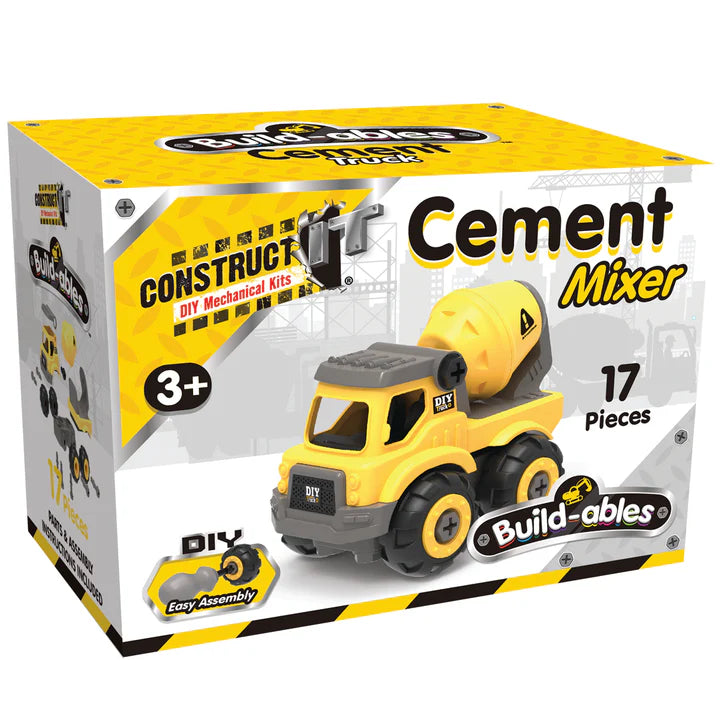 Build-ables Cement Mixer Truck