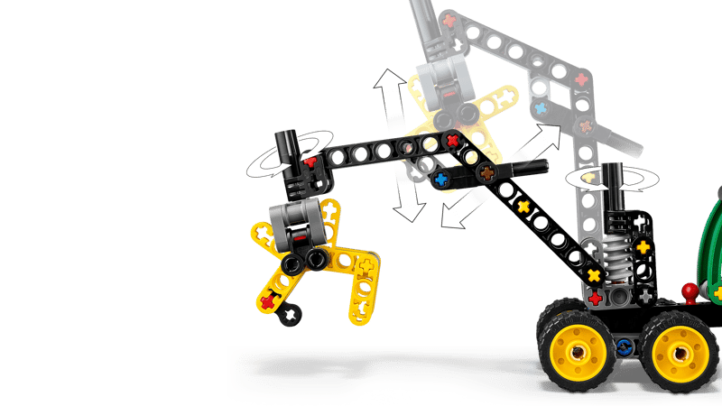 Lego Tech John Deere 1470H Wheeled Harvester 42218