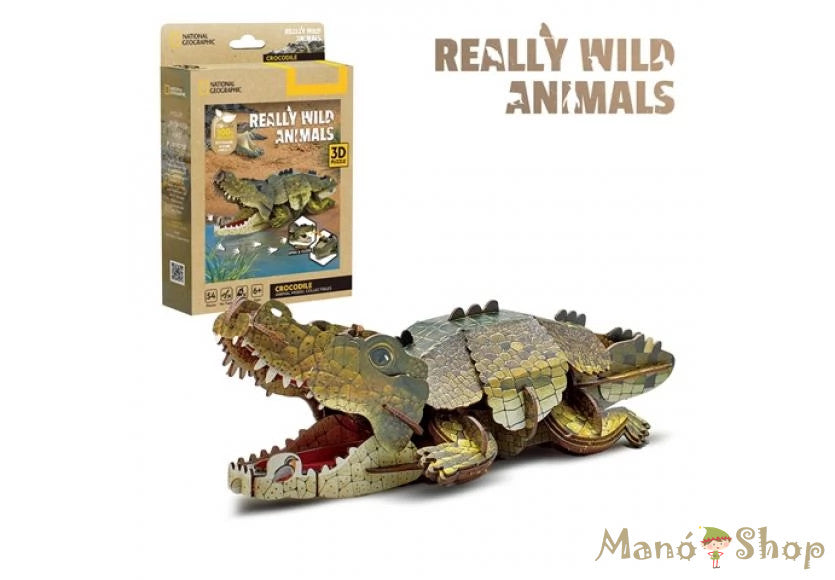 Cubic Fun 3D Puzzle Wild Animals Crocodile (8470815375559)