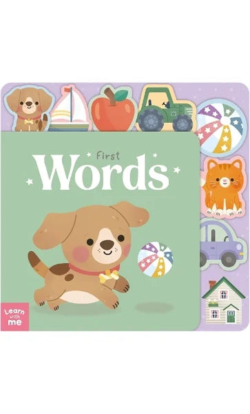 Totally Tab Tastic Board Book - First Words