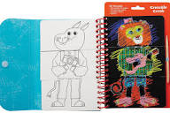 CC Scratch Art Flip Book Animals