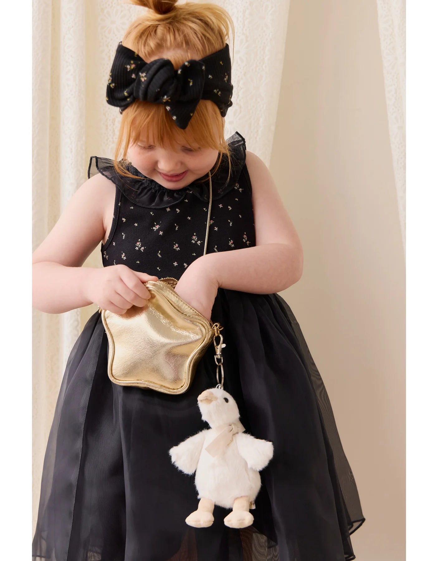 SB Rosie the Duck With Neck Bow 15cm