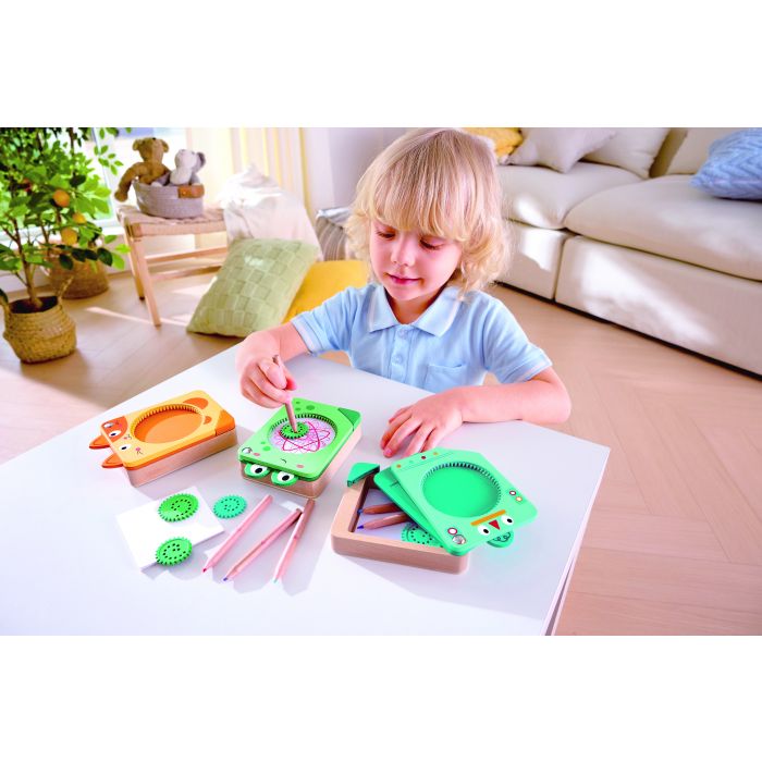 Hape Spin n Draw Mandala Kits Cat