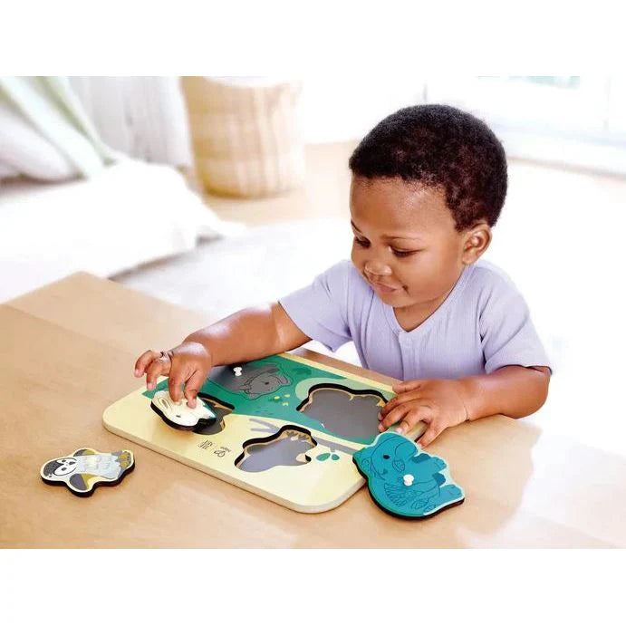 Hape The Met Animal Friends Peg Puzzle
