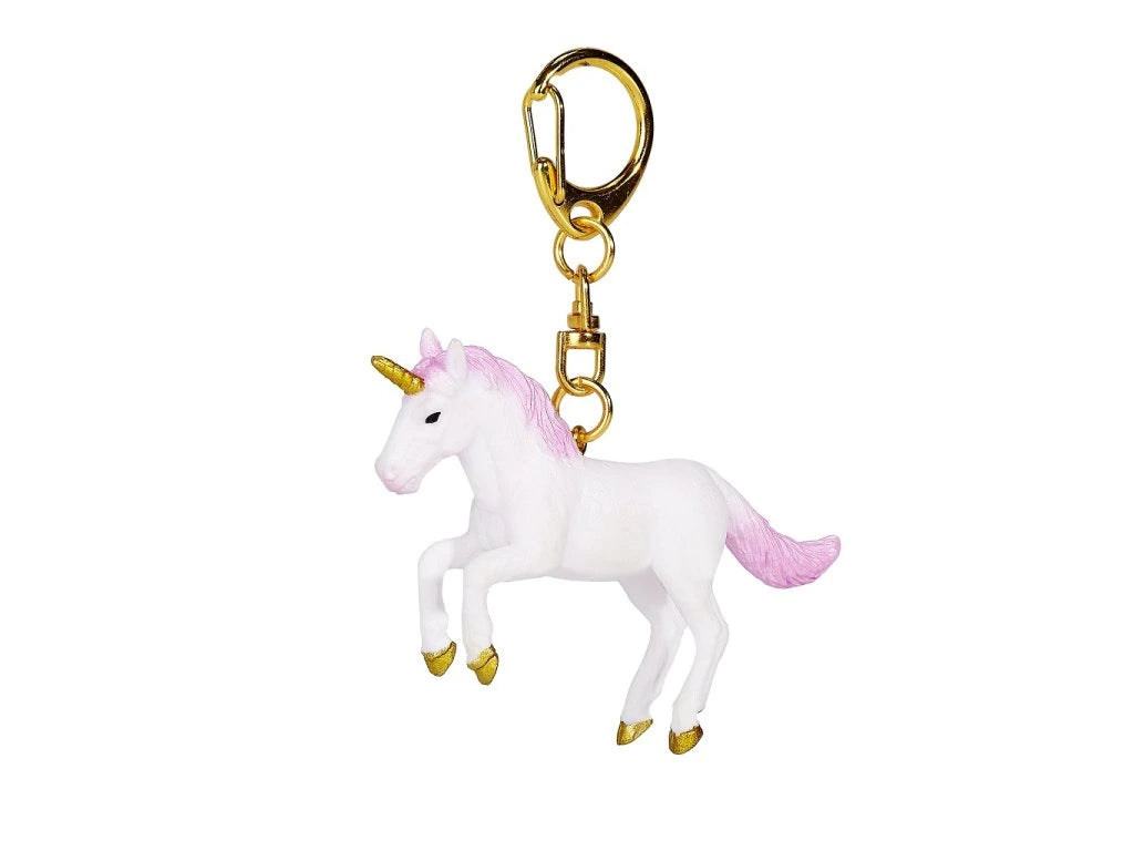 Mojo Rearing Light Pink Unicorn Keychain (8478554587335)