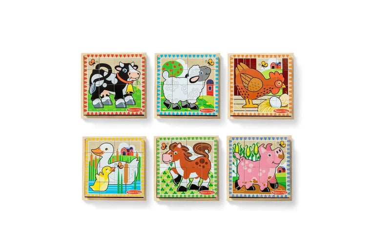 MD Cube Puzzle Farm 16pc (New)