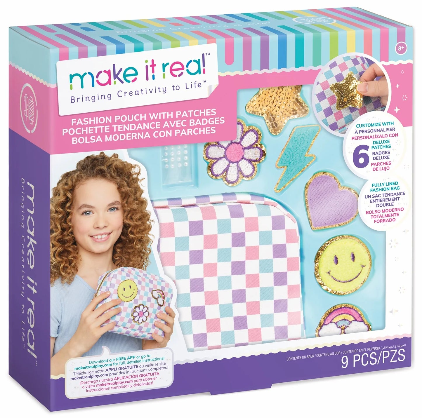 Fashion Pouch with Patches (8316593733831)