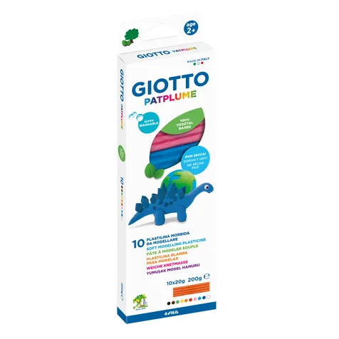Giotto Patplume Classic Modelling Clay 20g 10pk