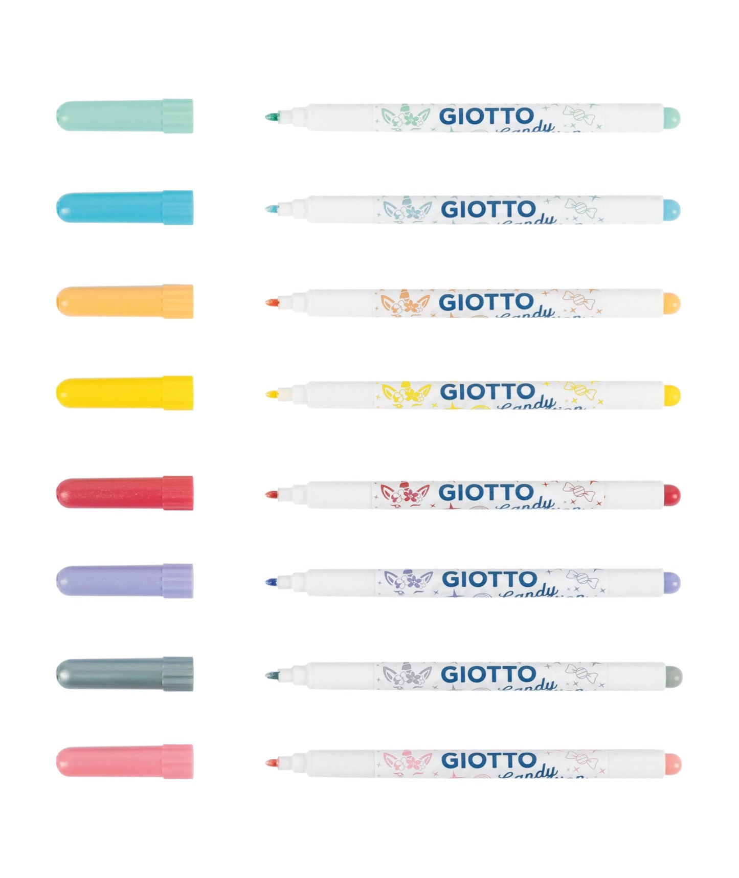 Giotto Candy Turbo Markers Glitter Set 8