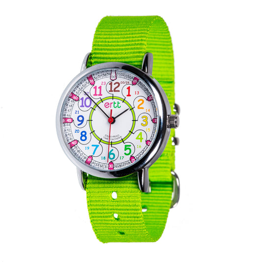 ERTT Rainbow Lime 12/24 Hr Watch (7791786590407)