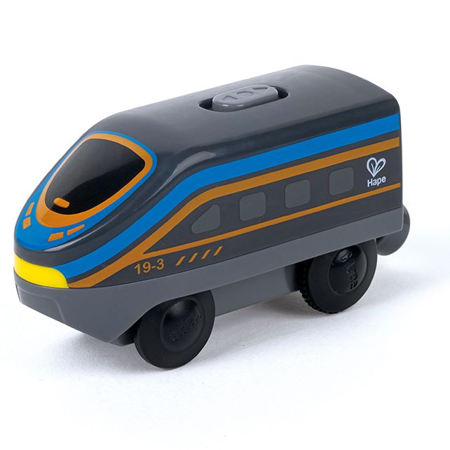Hape Battery Powered Loco Black (7676225290439)