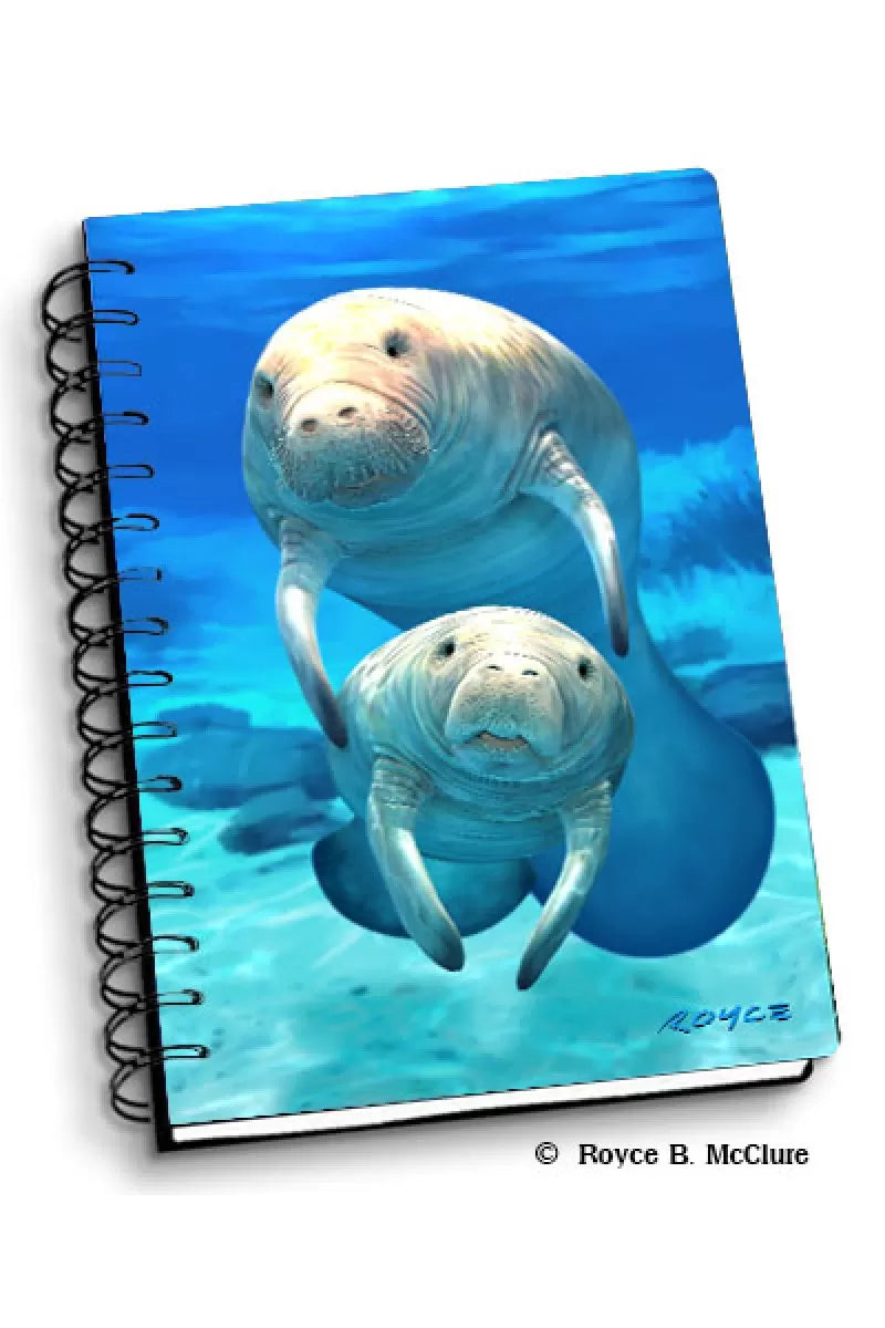 Notebook Blue Manatees (8370457379015)