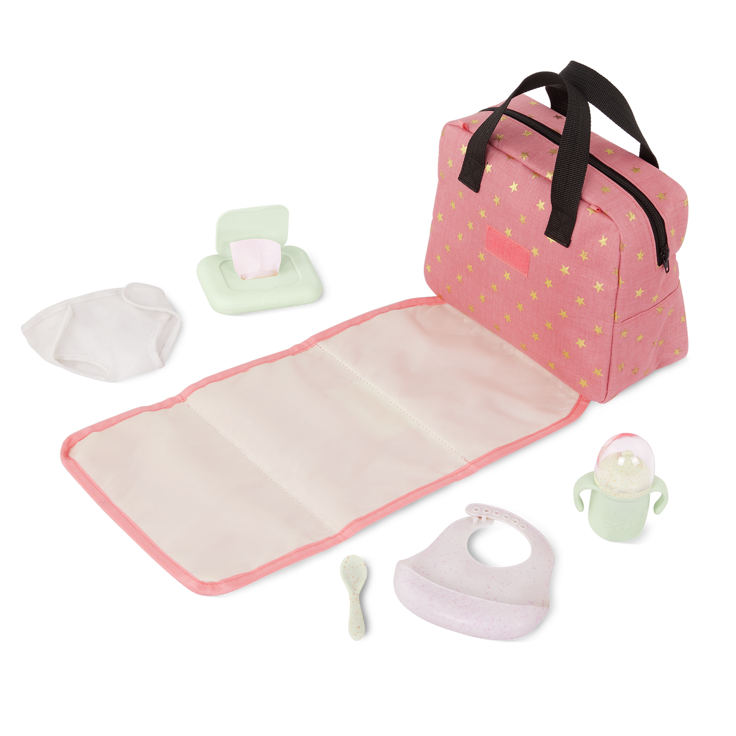 Lullababy Doll Diaper Bag Pink (8441802686663)