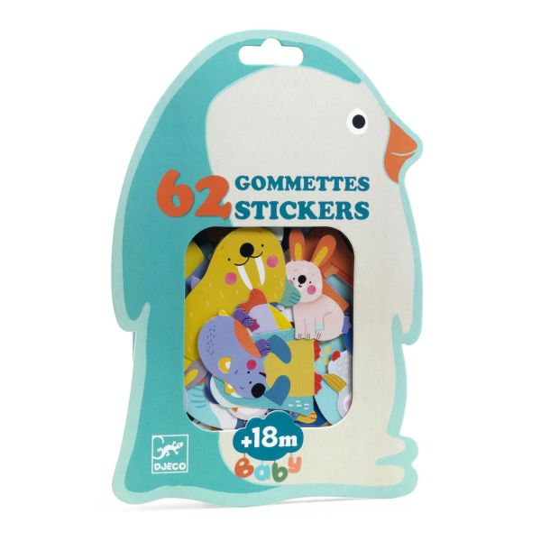 Djeco Ice Field Animals Stickers (8368483336391)
