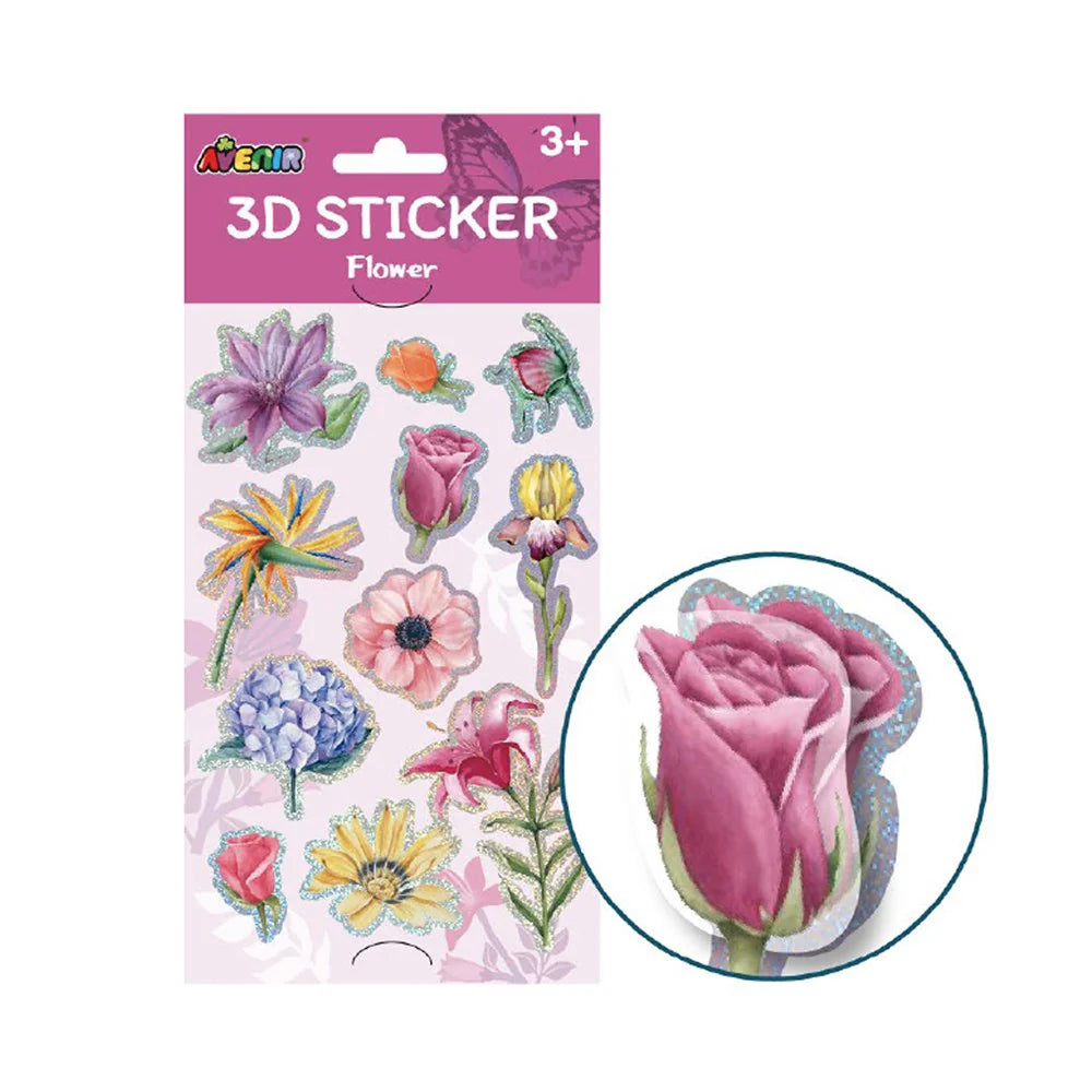 Avenir 3D Sticker Flower (8240568402119)