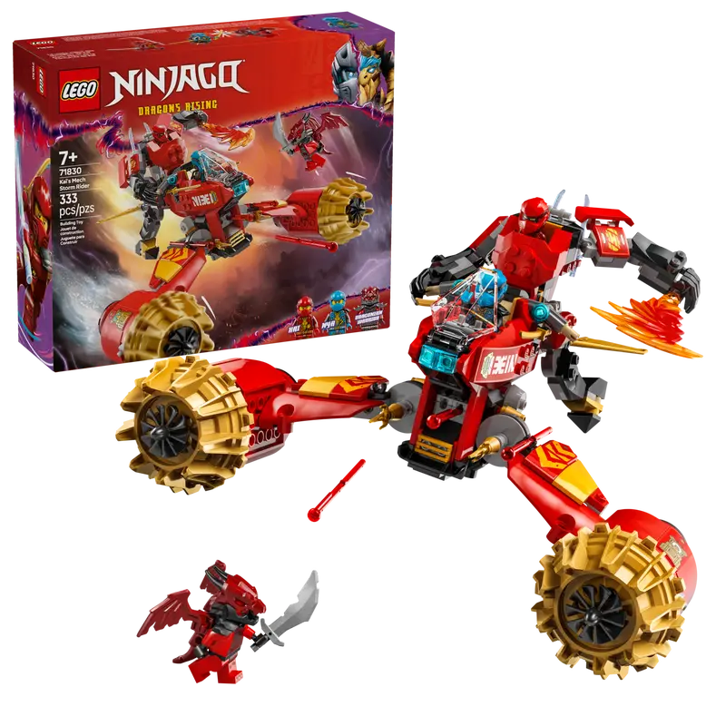 j*n様 ベイビー・トゥックー/フォース・メイジャー Lego Nin Kai's Mech Storm Rider 71830 – Crackerjack Toys