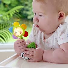 Hape Shake n Sparkle Flower Rattle (8410993492167)