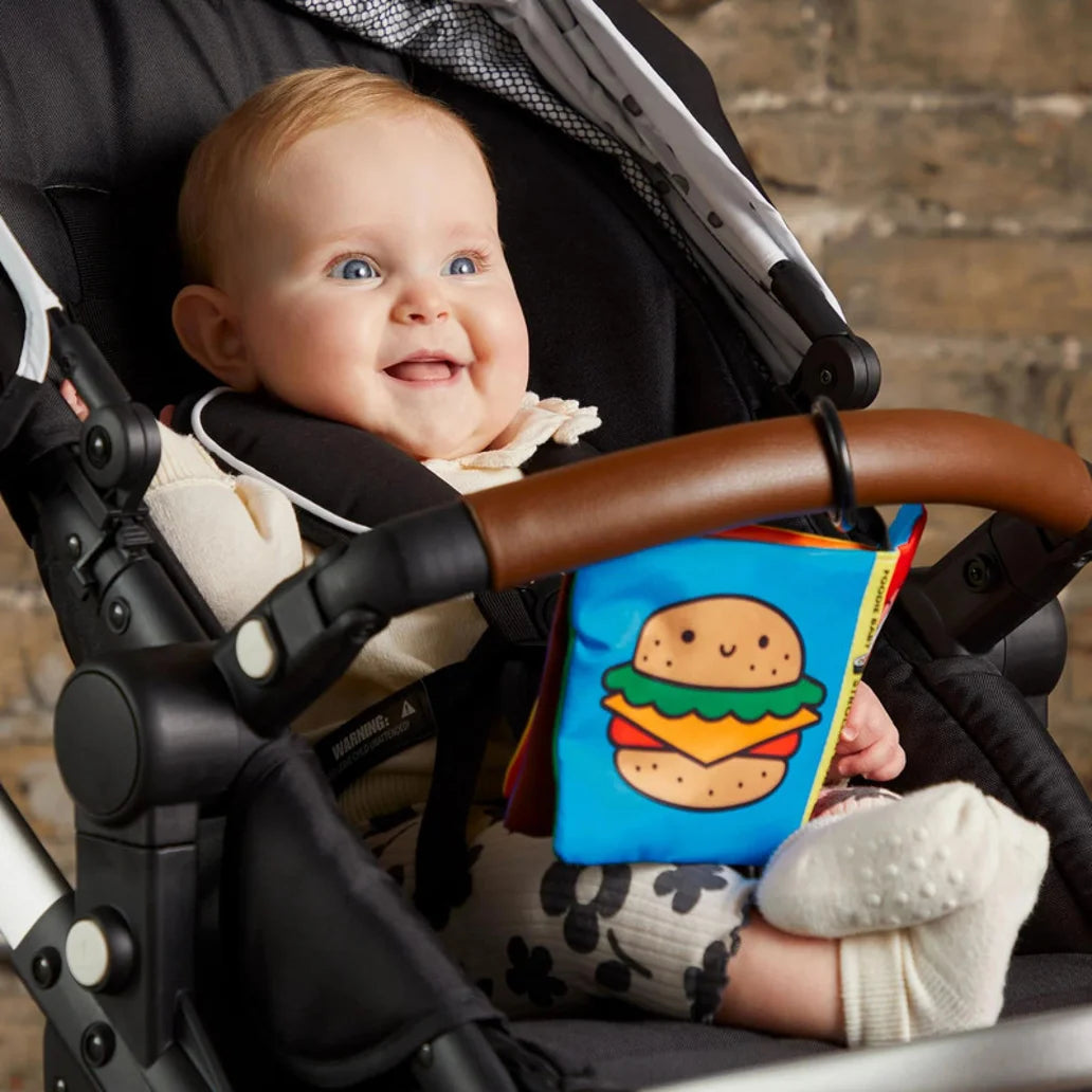 MP Foodie Baby Crinkle Fabric Stroller Book (7711388303559)