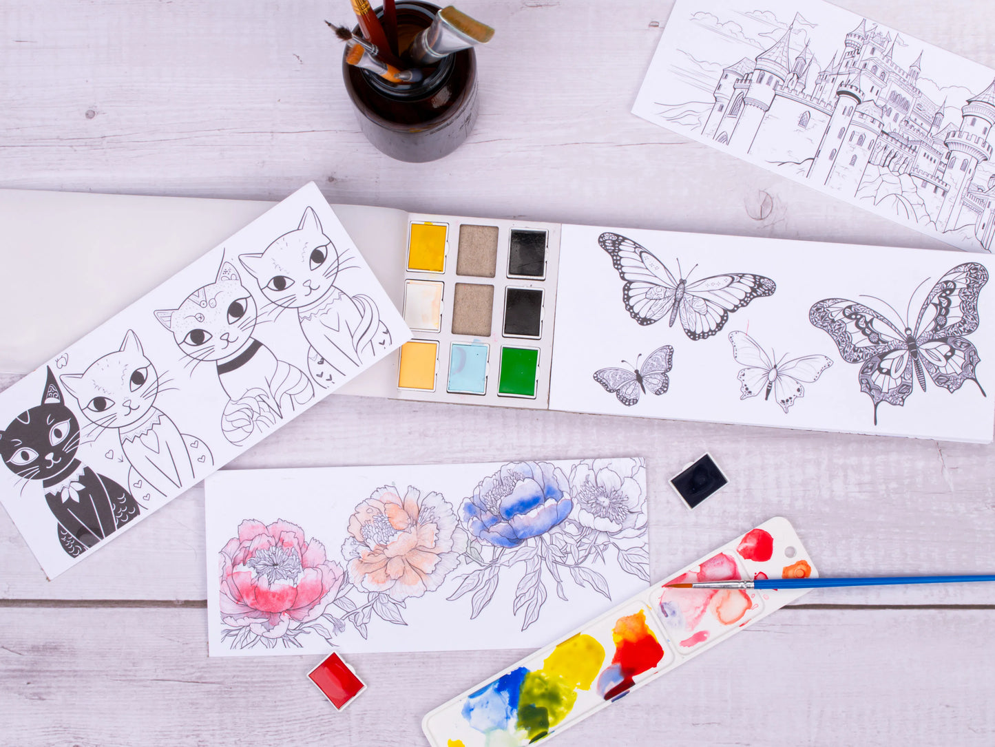 Jasart Watercolour Card Set 280 x 148mm (8232112914631)