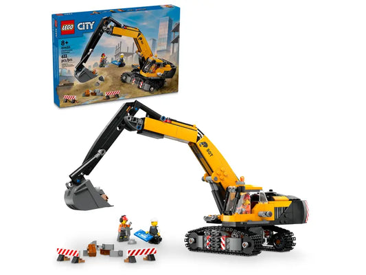 Lego City Yellow Construction Excavator 60420 (8067611951303)