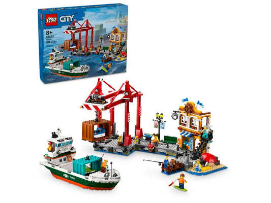 Lego City Harbour with Cargo Ship 60422 (8067612016839)