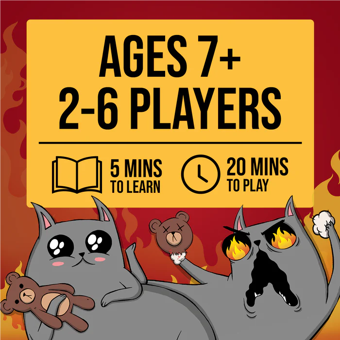 Exploding Kittens The Board Game Super Fan (8483060285639)