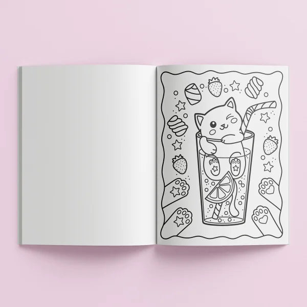 Kaleidoscope Colouring Scented Stickers Kawaii