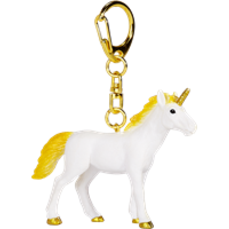 Mojo Standing Yellow Unicorn Keychain (8478554652871)